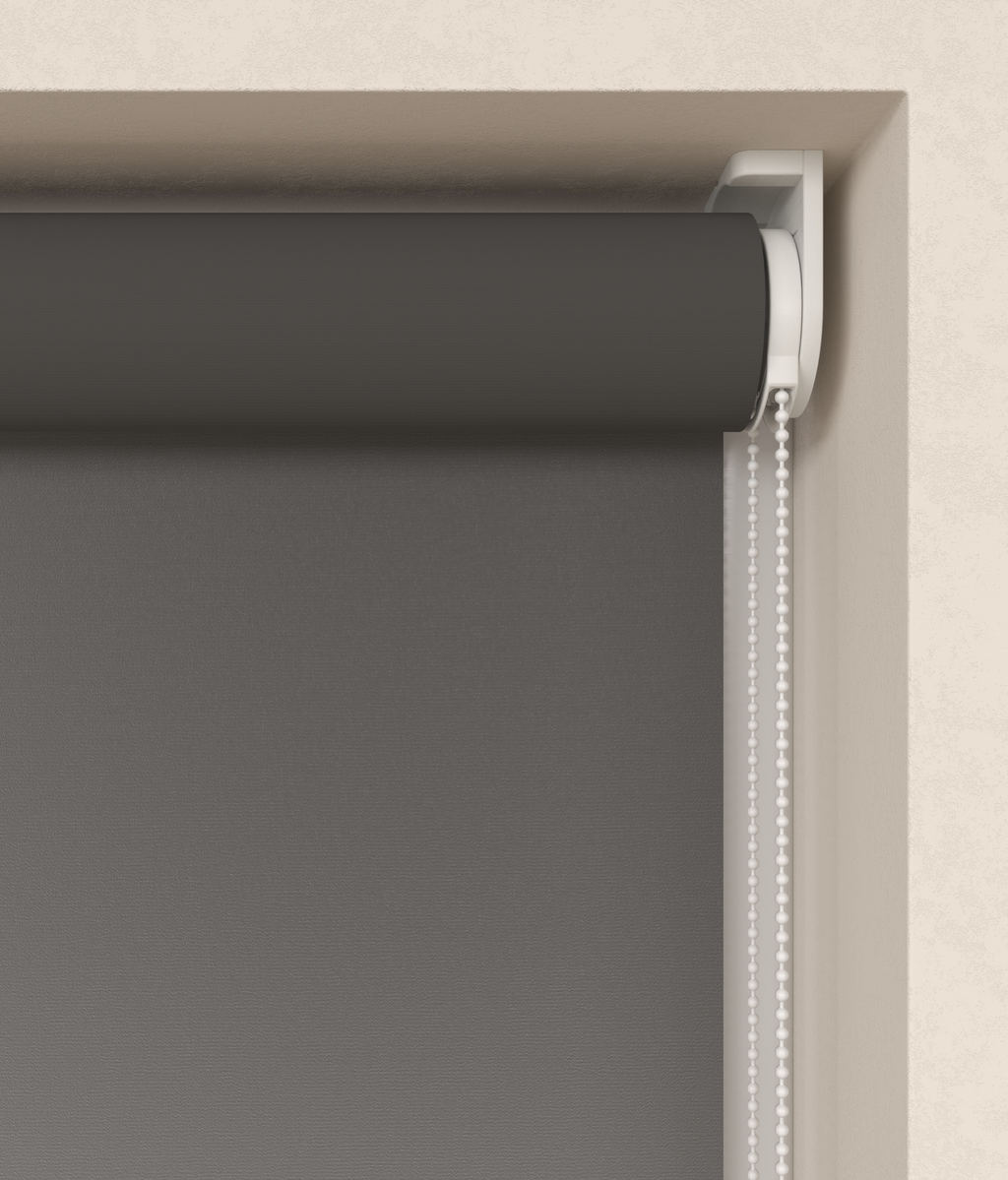 Elektrisch Rolgordijn Milaan Velours Antraciet 3700