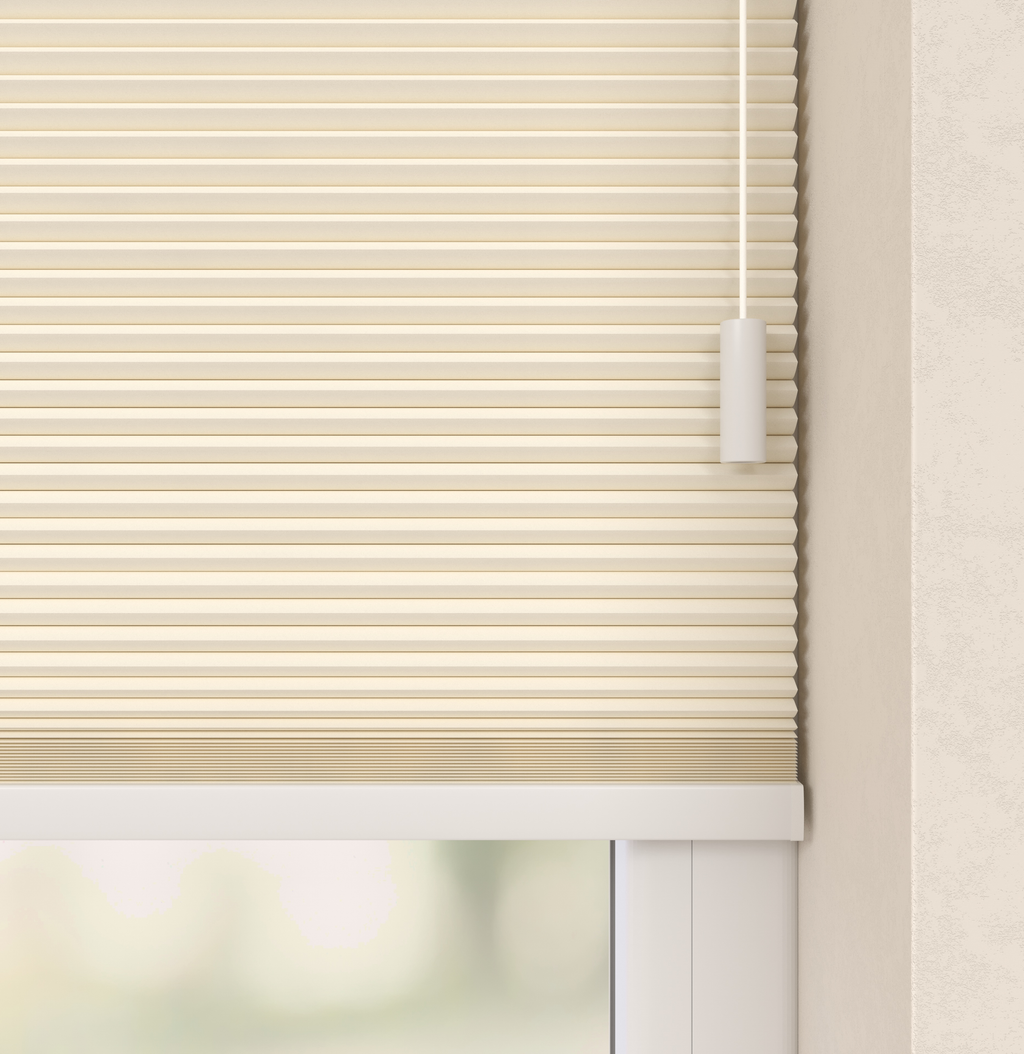Plissé gordijnen Monaco Ecru 02