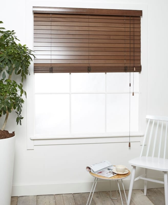 Houten Jaloezie Luxe Kastanjebruin Afbeelding 3