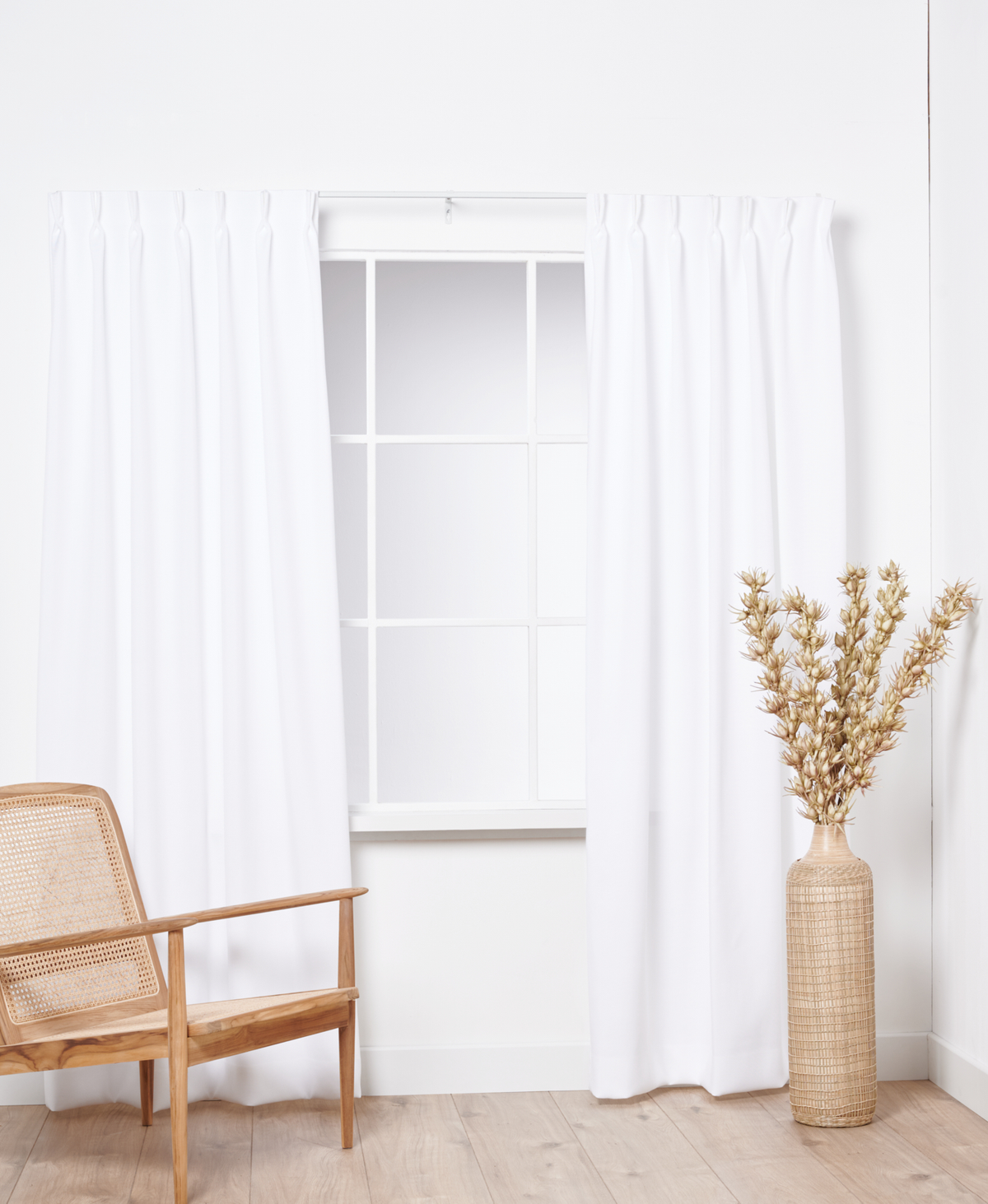 Gordijn Arlette Linnenlook Wit Afbeelding 4