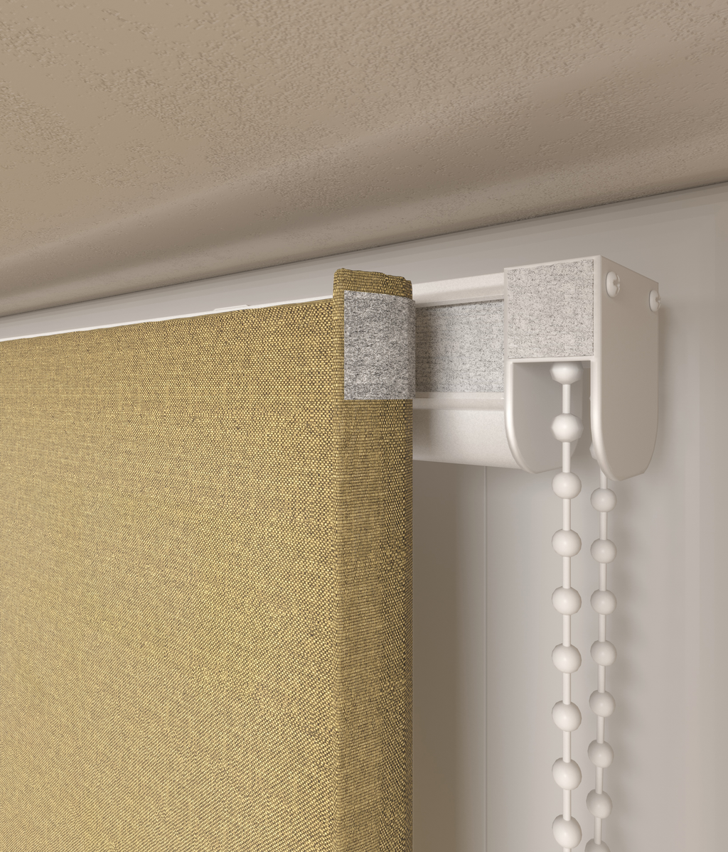 Vouwgordijn Tinto Geel 2317