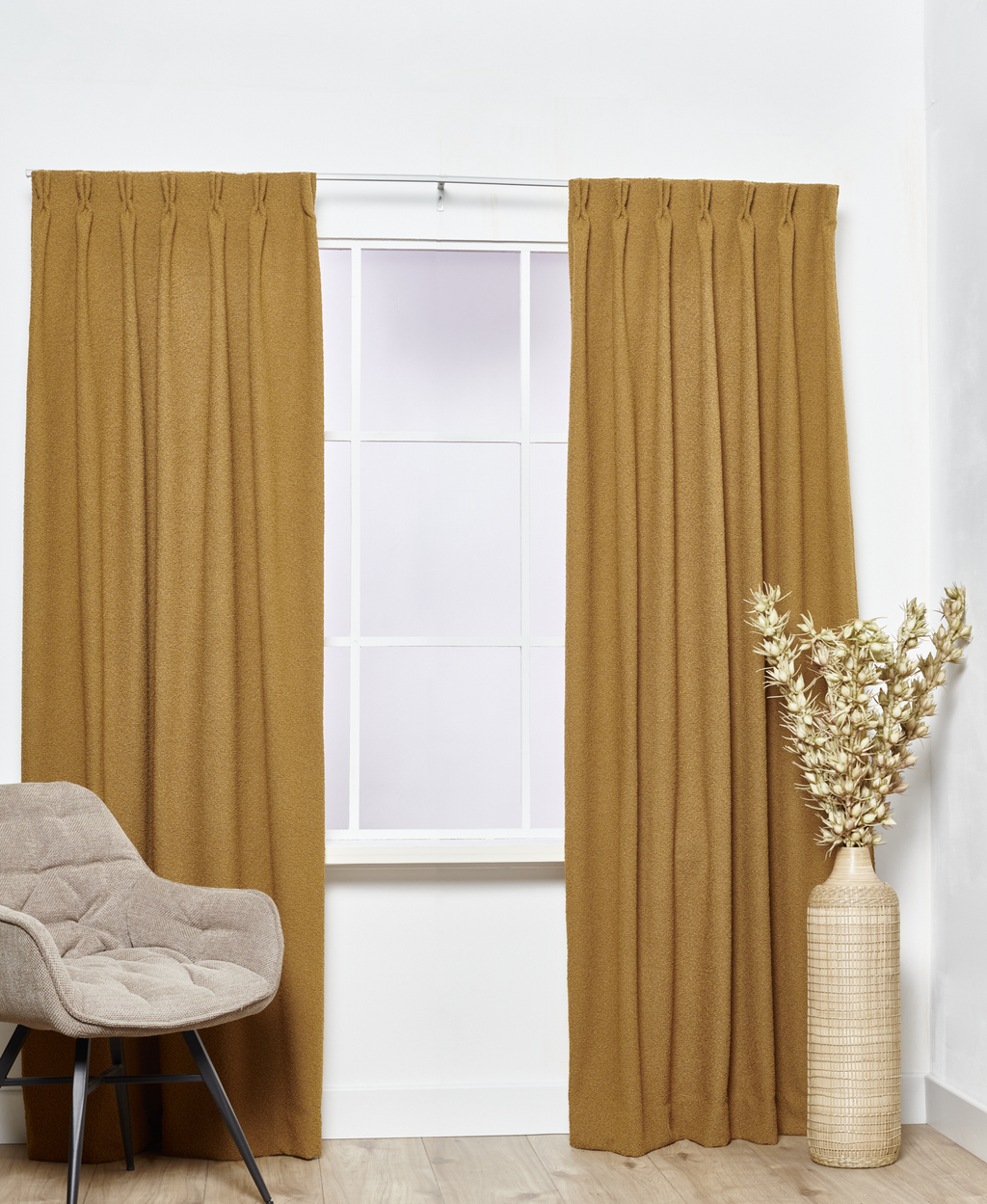 Teddy Bouclé Mosterd 402