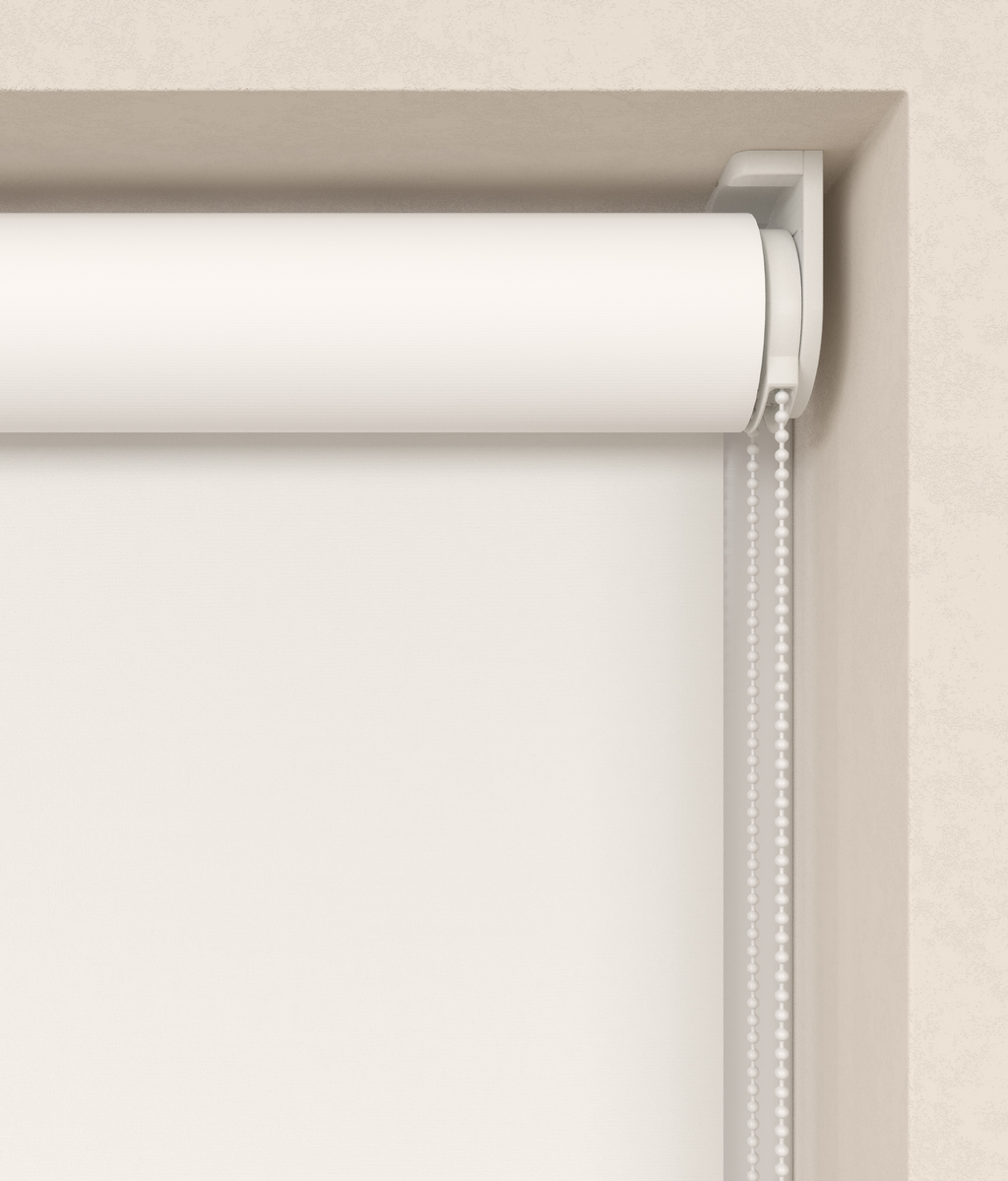 Elektrisch Rolgordijn Milaan Velours Wit 3100