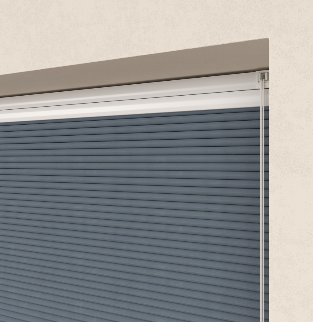 Plissé gordijnen Trend Staalblauw 10