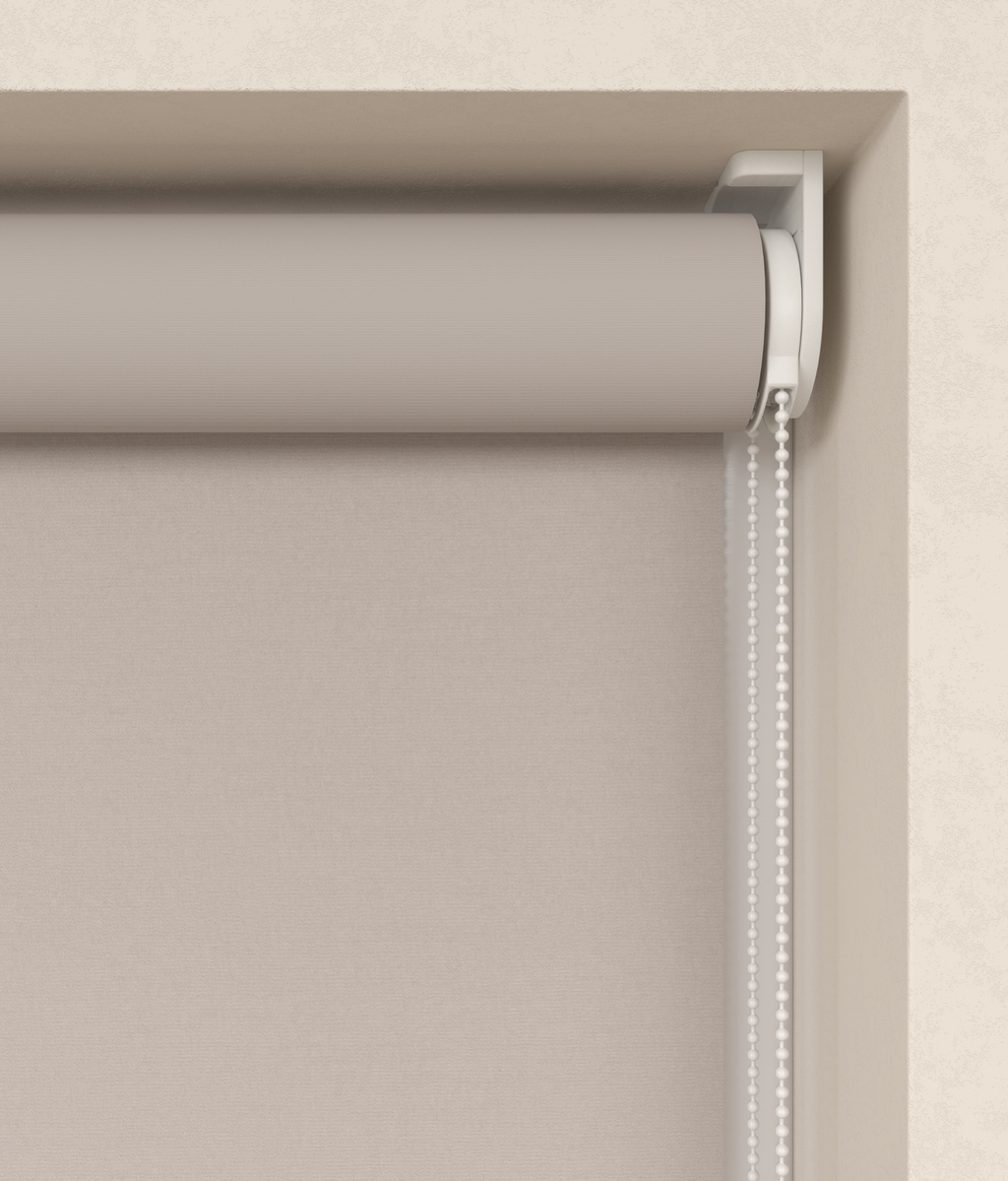 Elektrisch Rolgordijn Milaan Velours Grijszand 3900