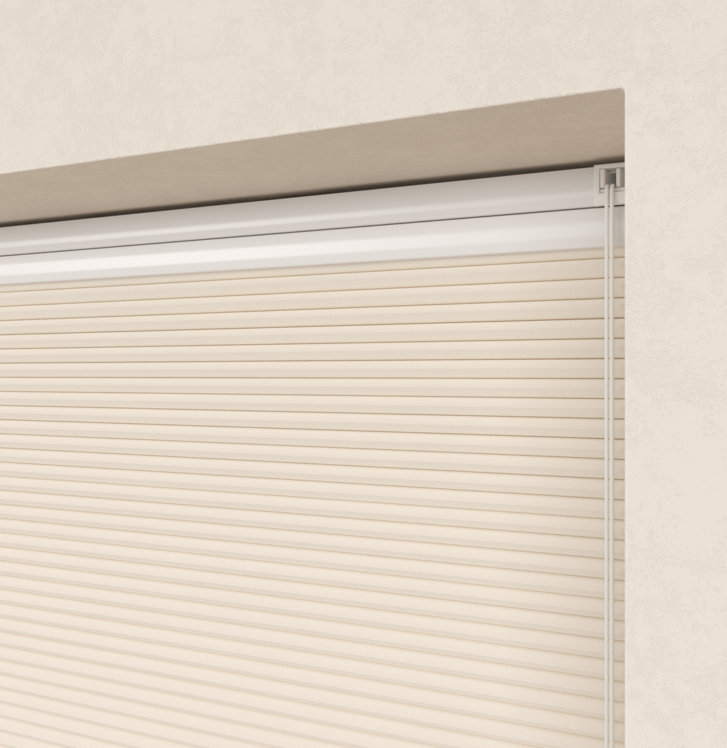 Plissé gordijnen Parijs Lichtbeige 110