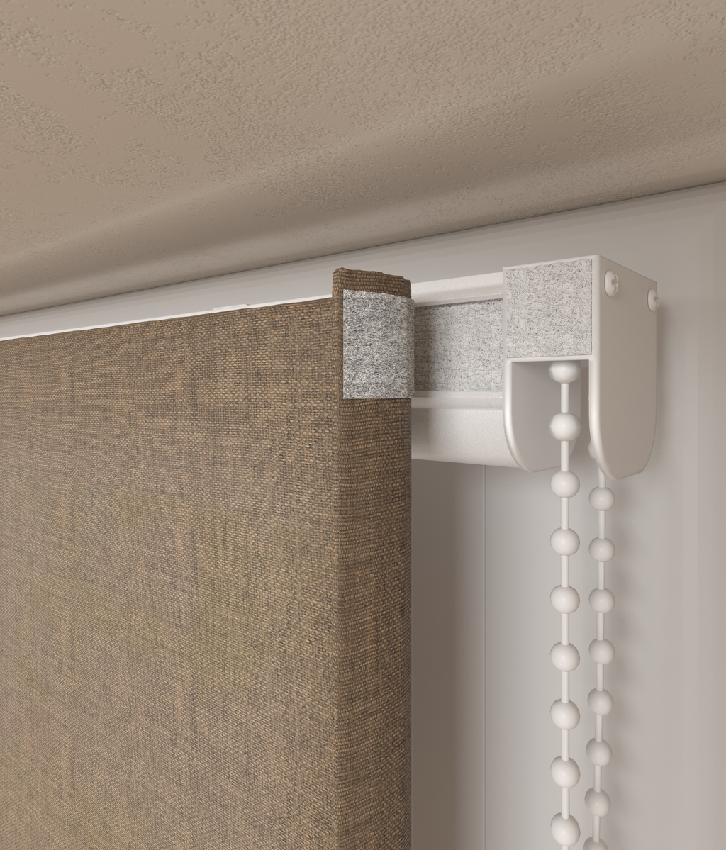 Vouwgordijn Serge Taupe 16326