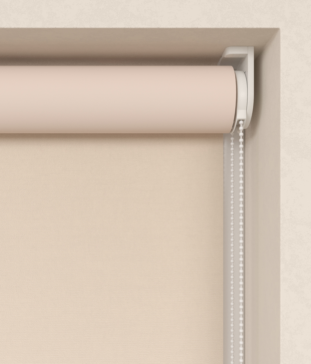 Elektrisch Rolgordijn Milaan Velours Ivoor 3200