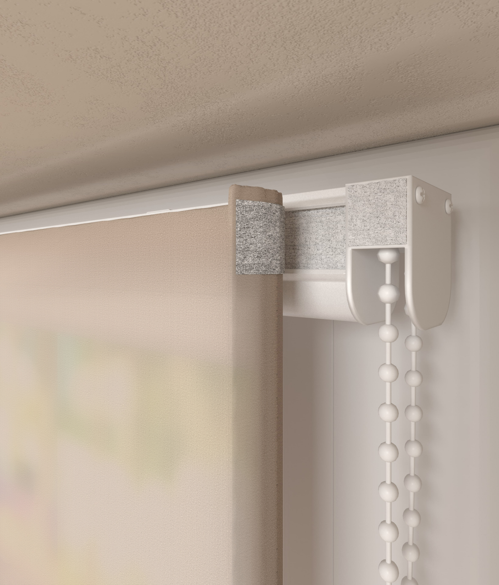 Vouwgordijn Batist Zand