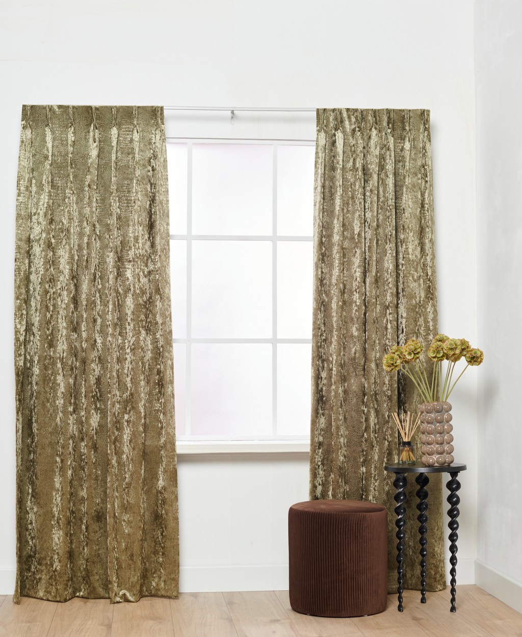 Velvet Croco Groen 36