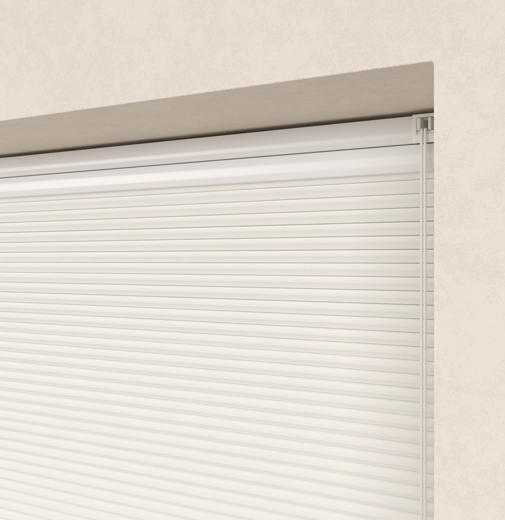 Plissé gordijnen Monaco Wit 01