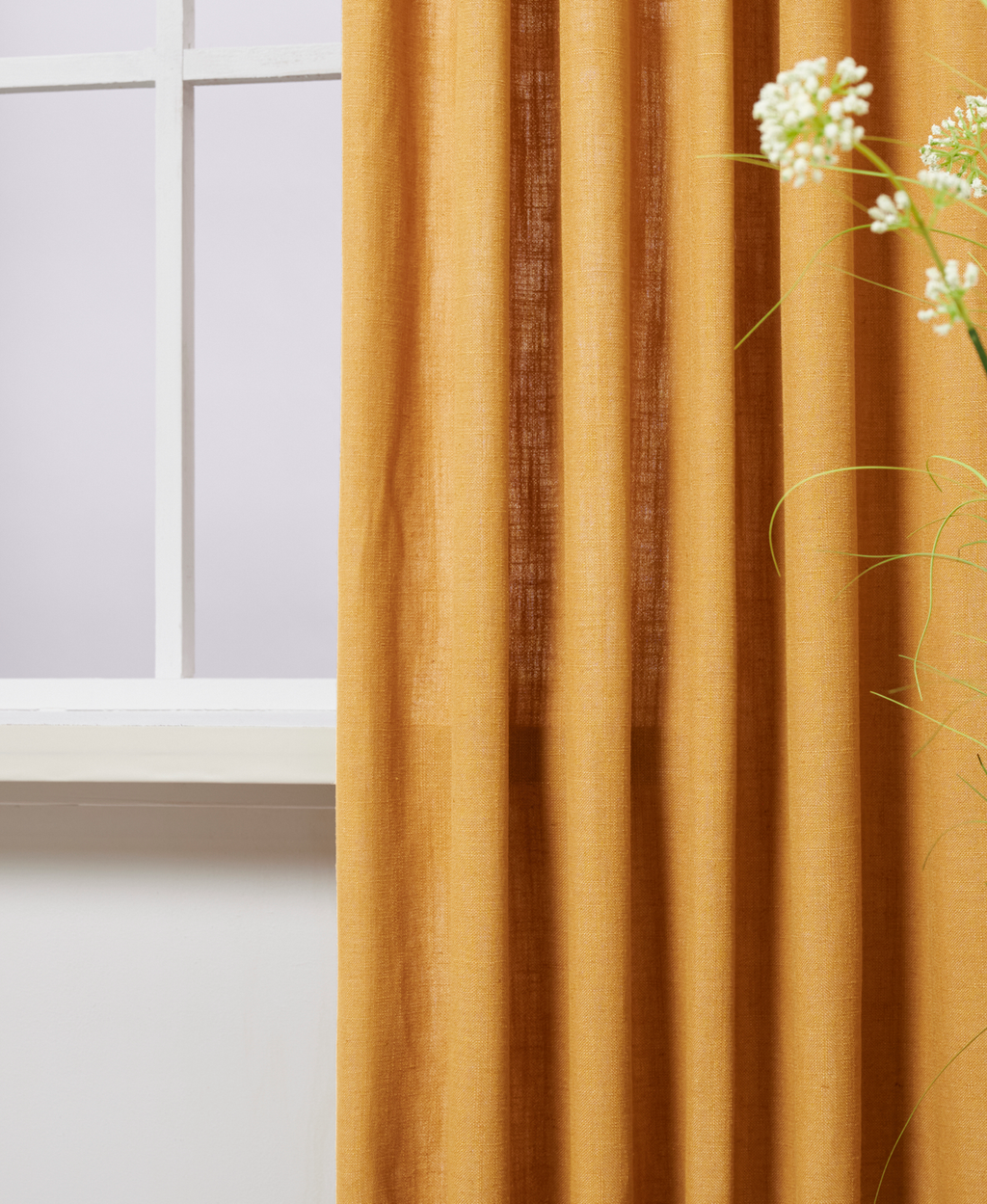 Gordijn Ibiza Linnen Oker 403 Afbeelding 2