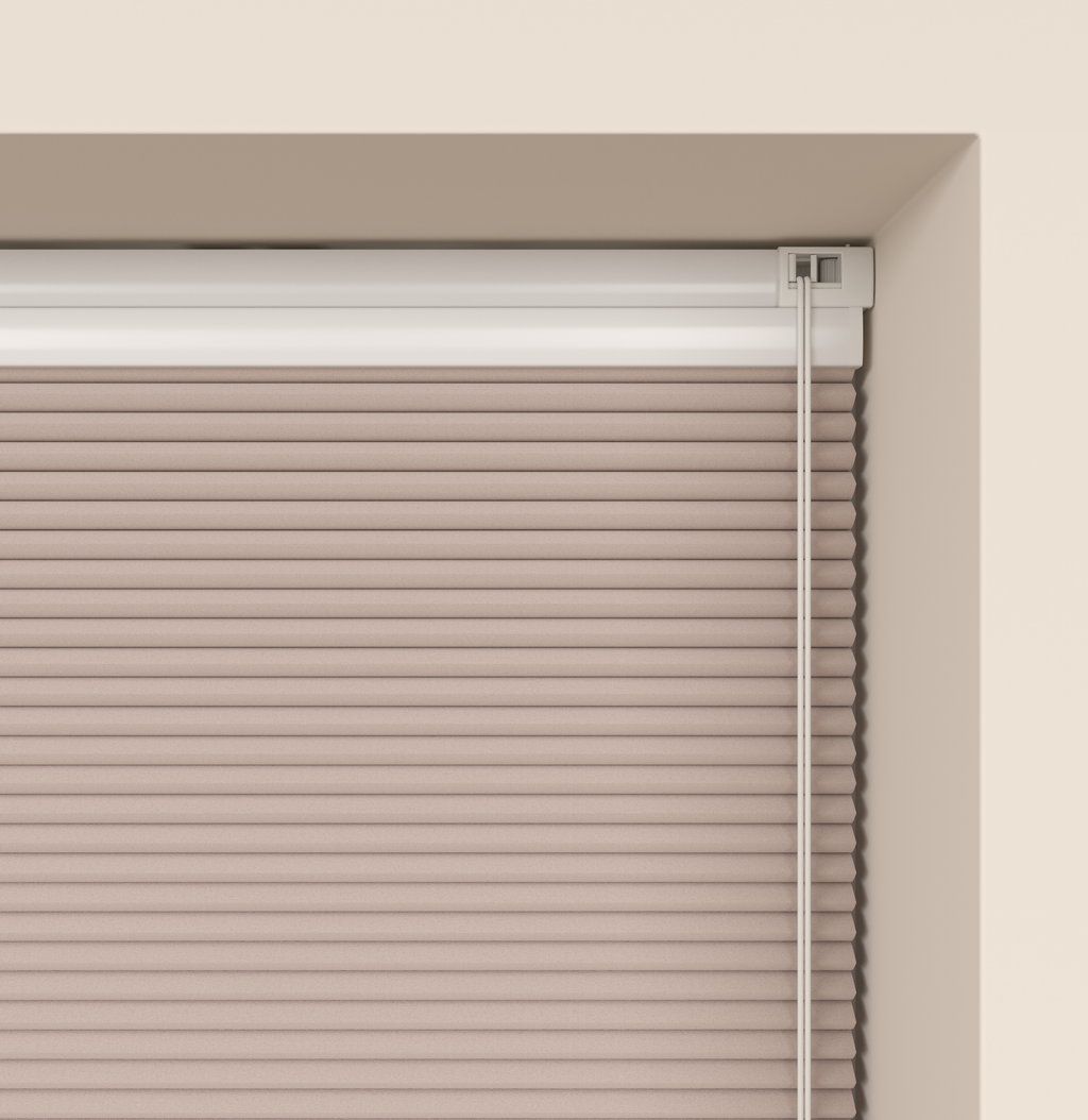 Elektrische Plissé gordijnen Parijs Oud Roze Verduister 746-04