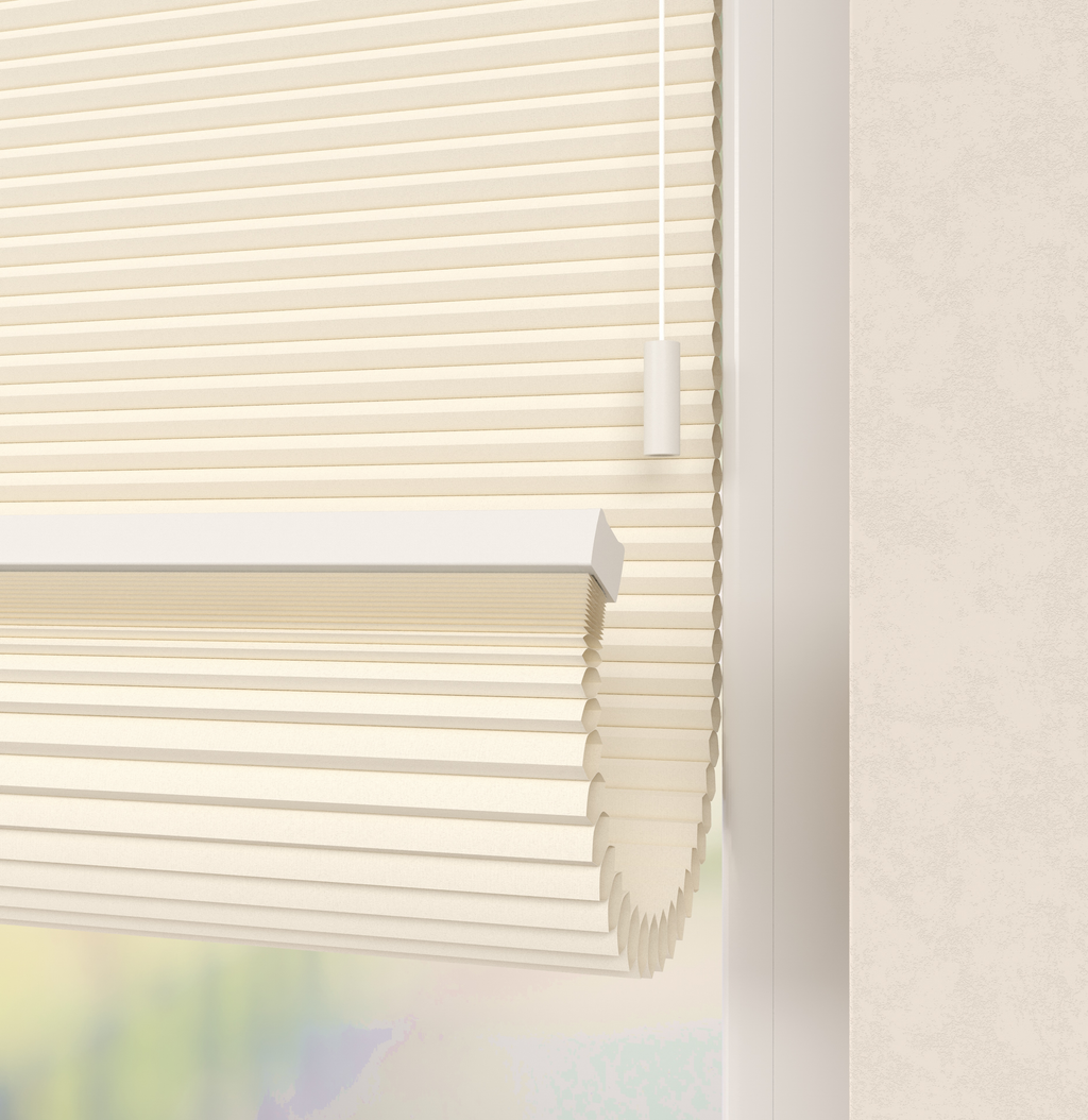 Plissé gordijnen Monaco Ecru 02