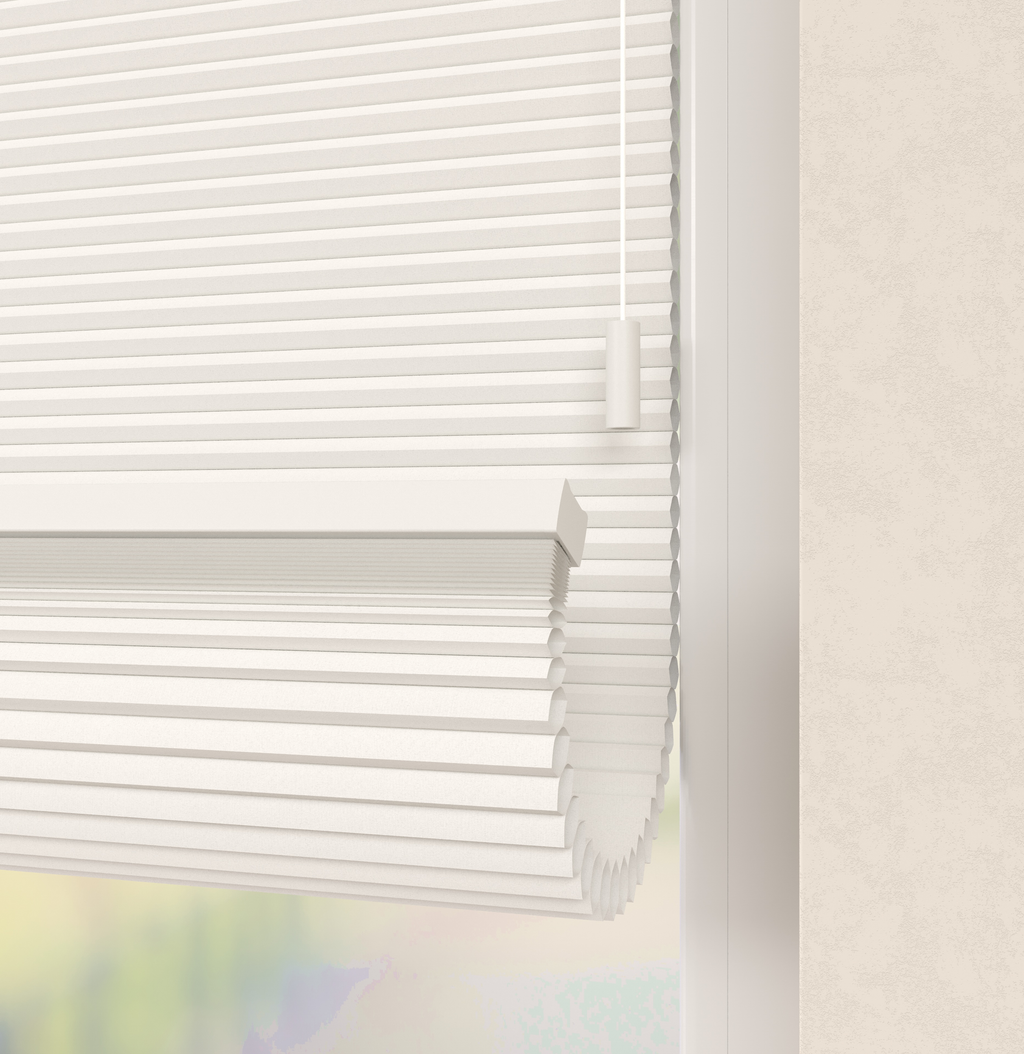 Plissé gordijnen Monaco Wit 01