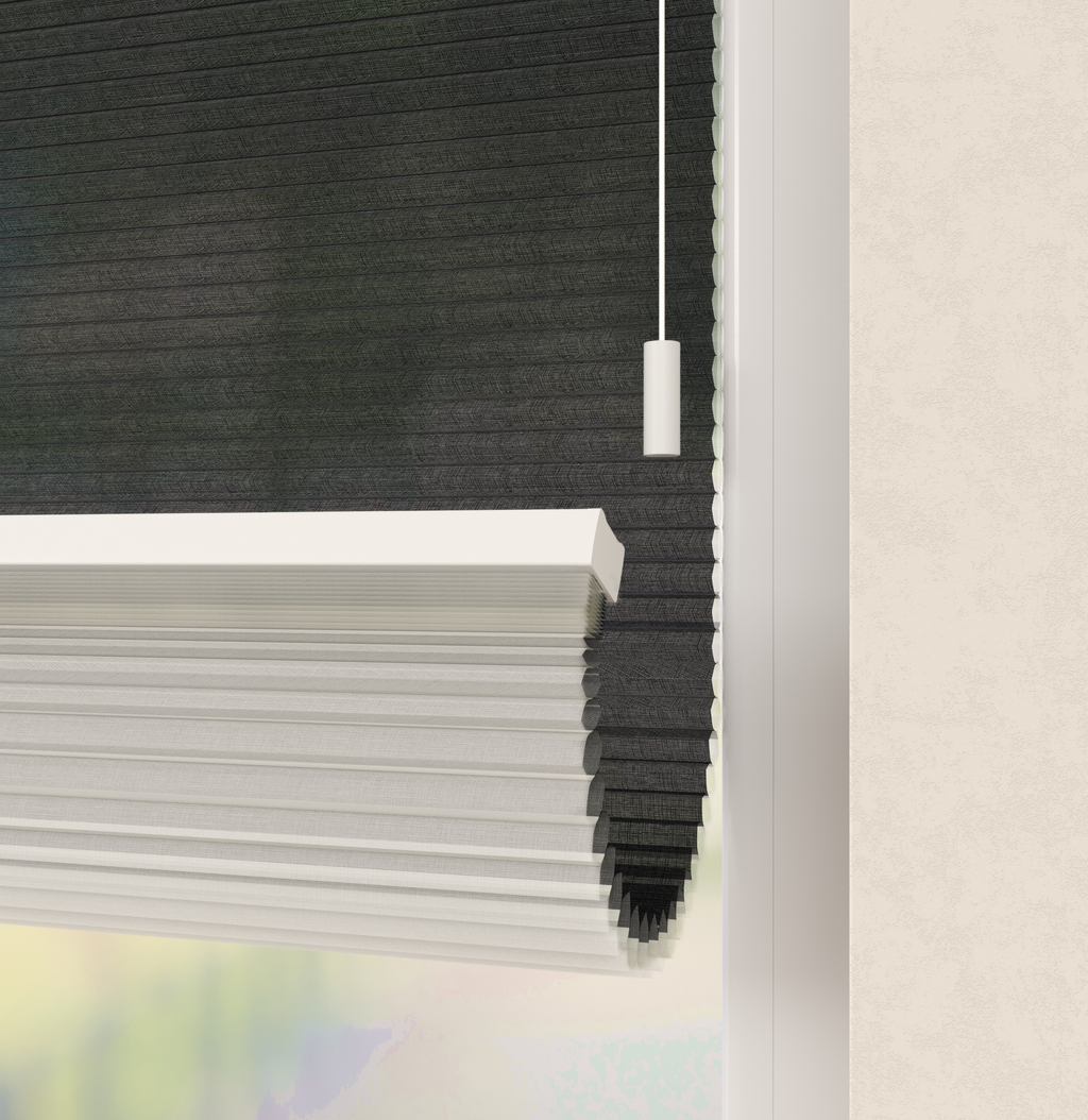 Plissé gordijnen Saint-Tropez Antraciet 05