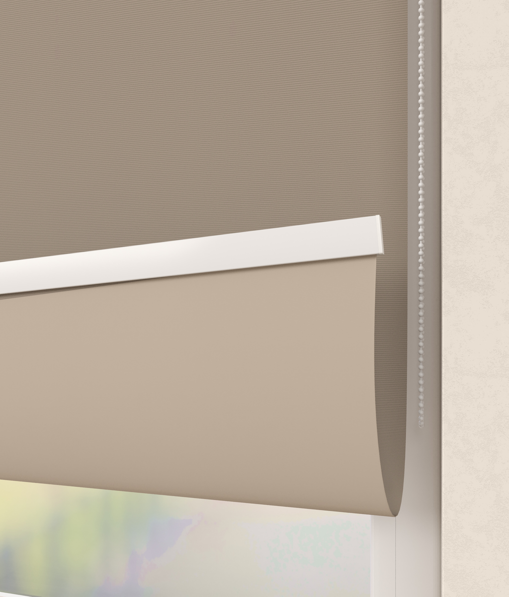 Elektrisch Rolgordijn Rome Verduister Zand 5540