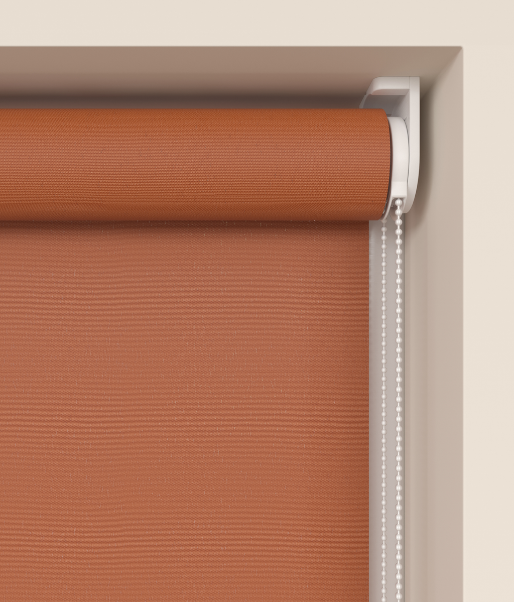 Elektrisch Rolgordijn Rome Verduister Roest 6200