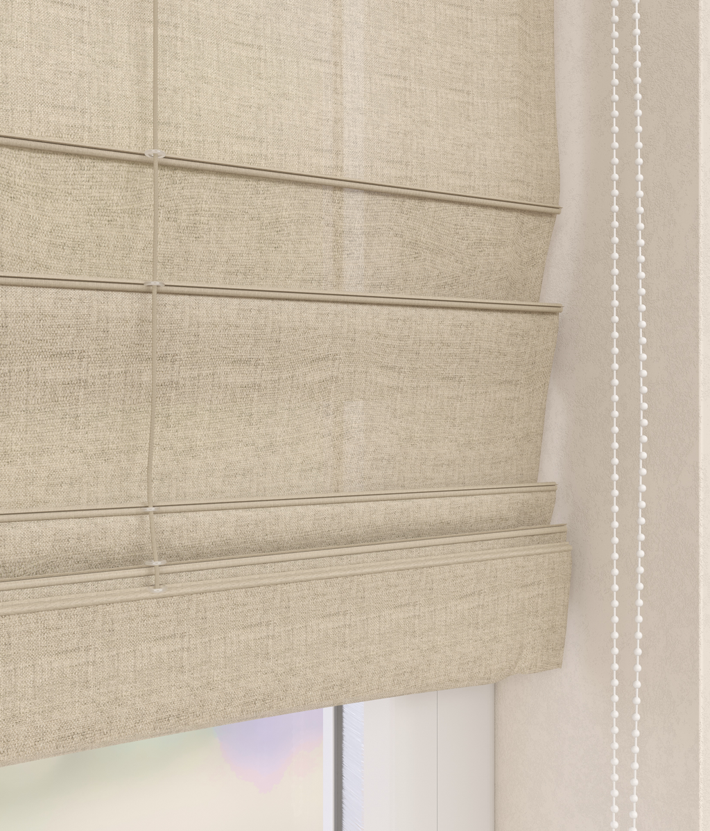 Vouwgordijn Serge Naturel 16606