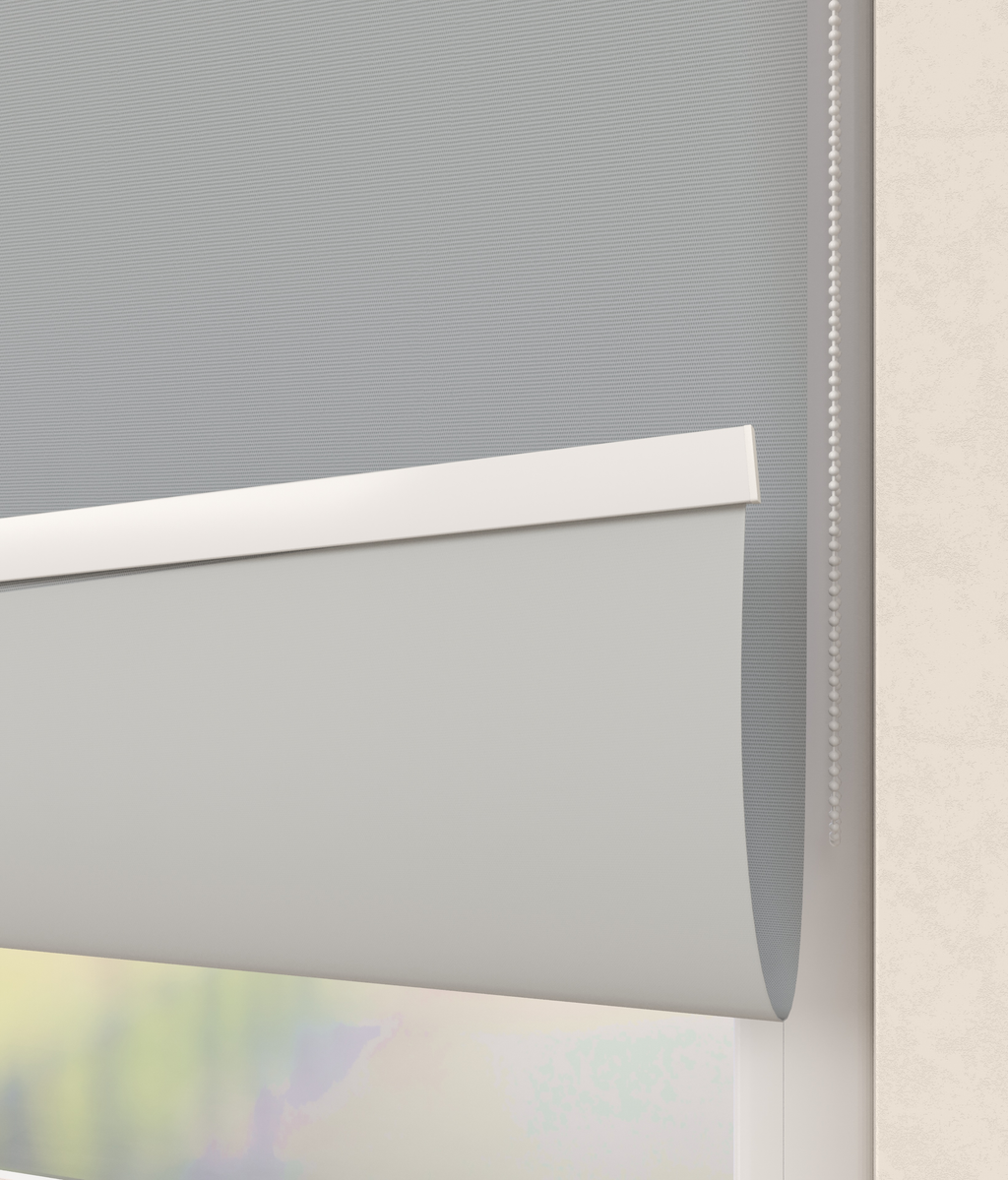 Elektrisch Rolgordijn Rome Verduister Lichtgrijs 5600