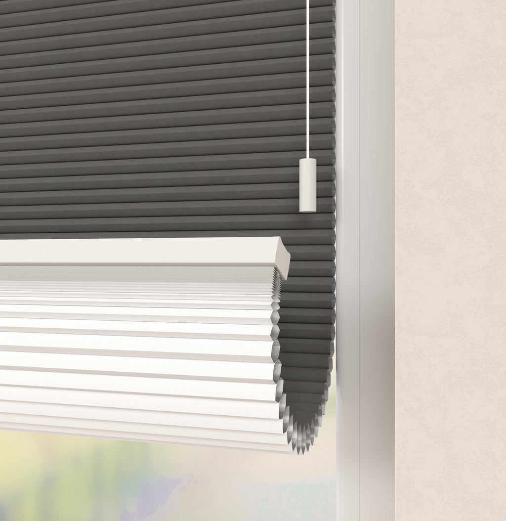 Plissé gordijnen Trend Zwart 14