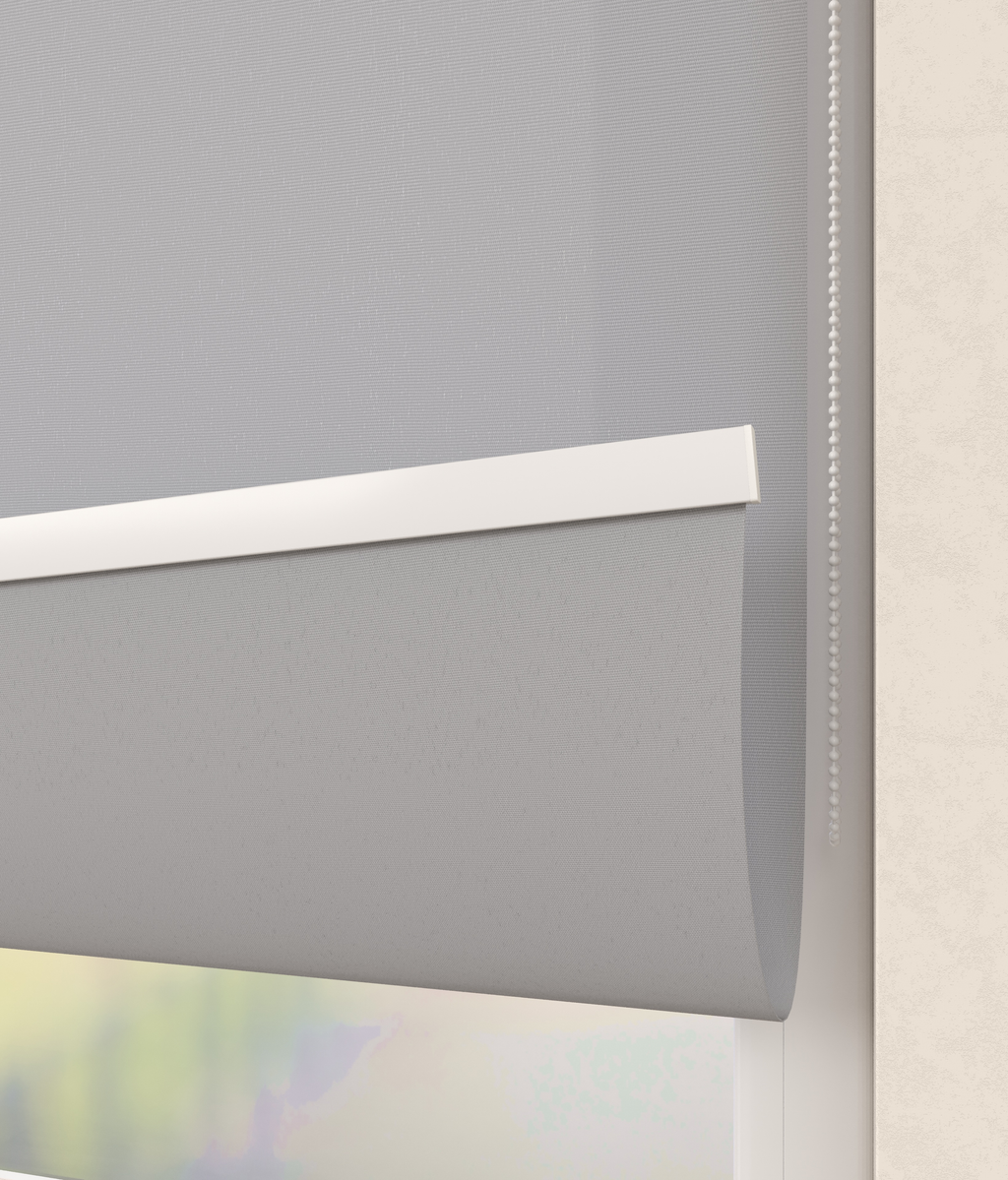 Elektrisch Rolgordijn Rome Lichtgrijs 600