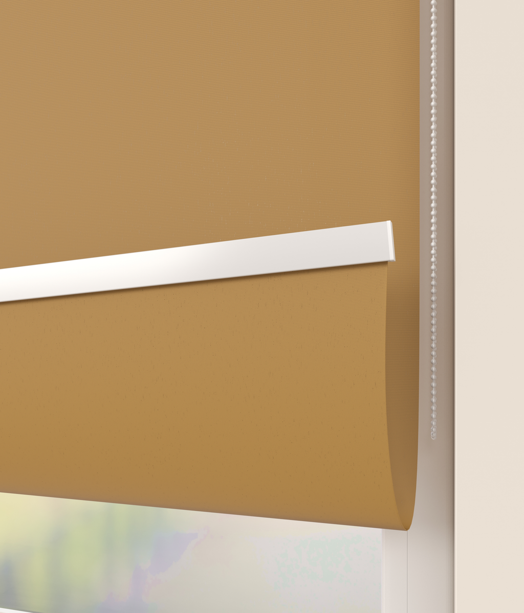 Elektrisch Rolgordijn Rome Mosterd 853