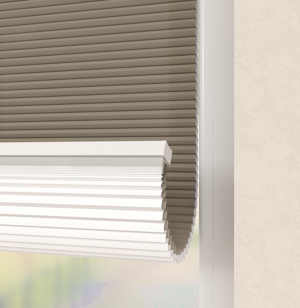 Elektrische Plissé gordijnen Parijs Zand 170