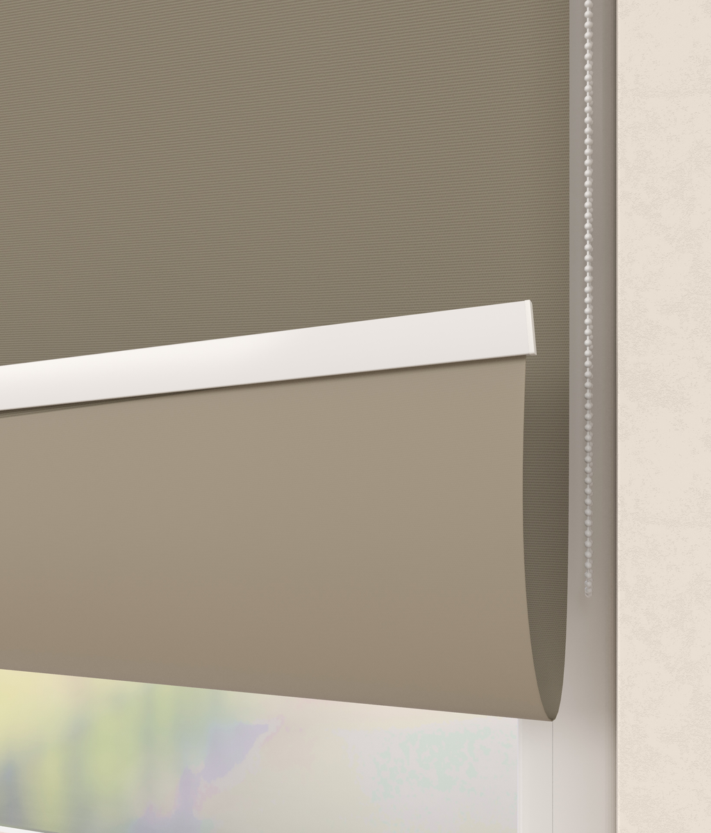 Elektrisch Rolgordijn Rome Verduister Taupe 5311