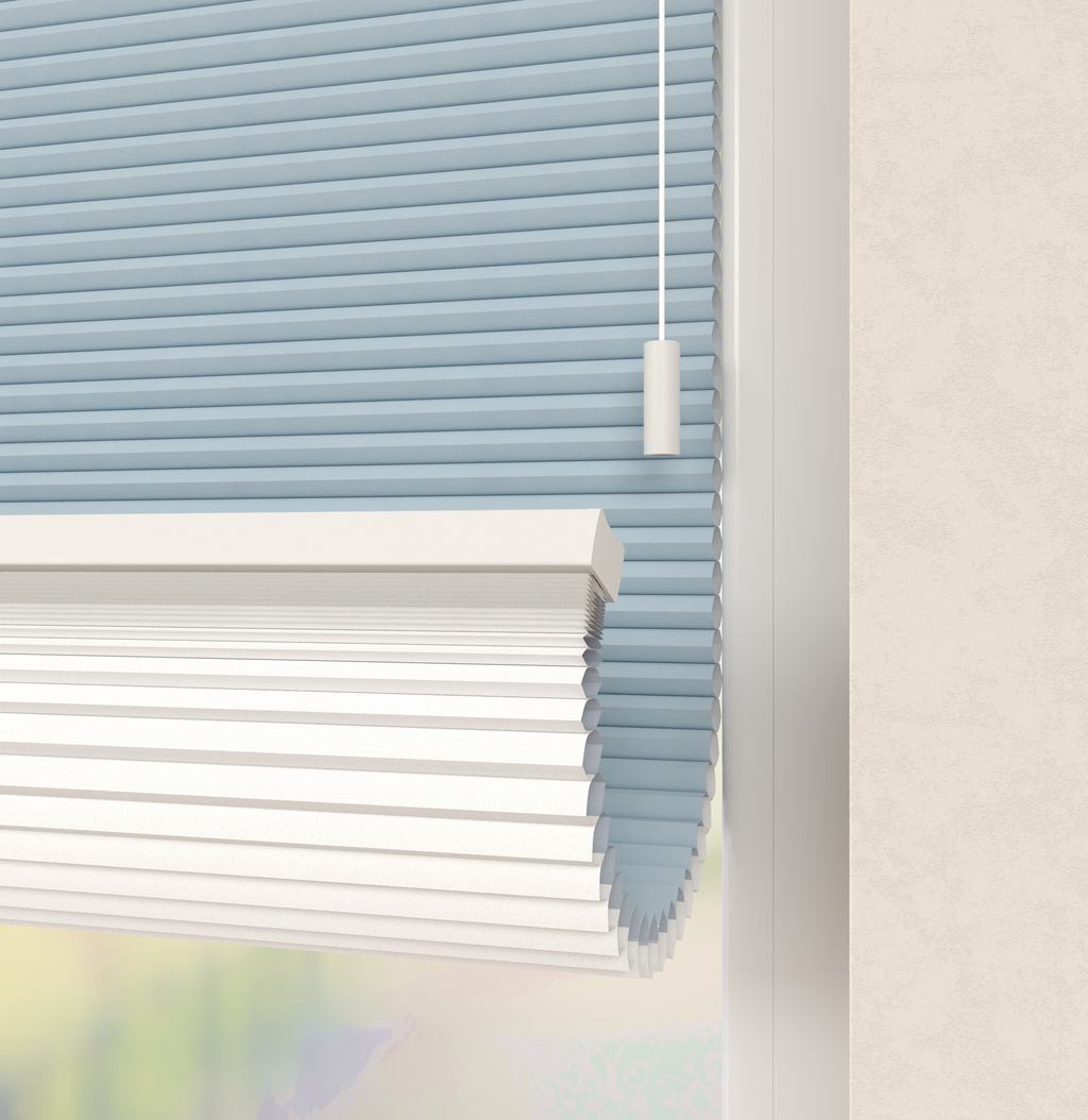 Plissé gordijnen Trend Zachtblauw 09