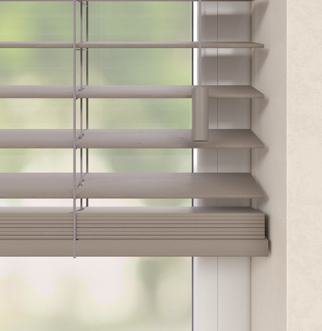 Bamboe Jaloezieën - Warm Grijs